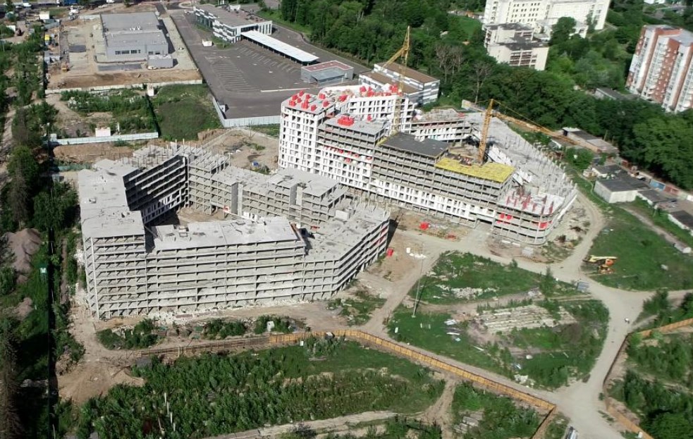 XPS CARBON PROF застосовується для будівництва житлового комплексу в Києві