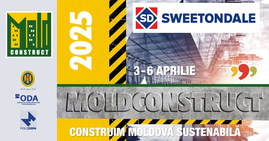 Теплоізоляційні та гідроізоляційні матеріали SWEETONDALE на виставці Moldconstruct 2025